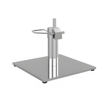 Base Inox c/Hidráulico (Quadrada) - Accesorios